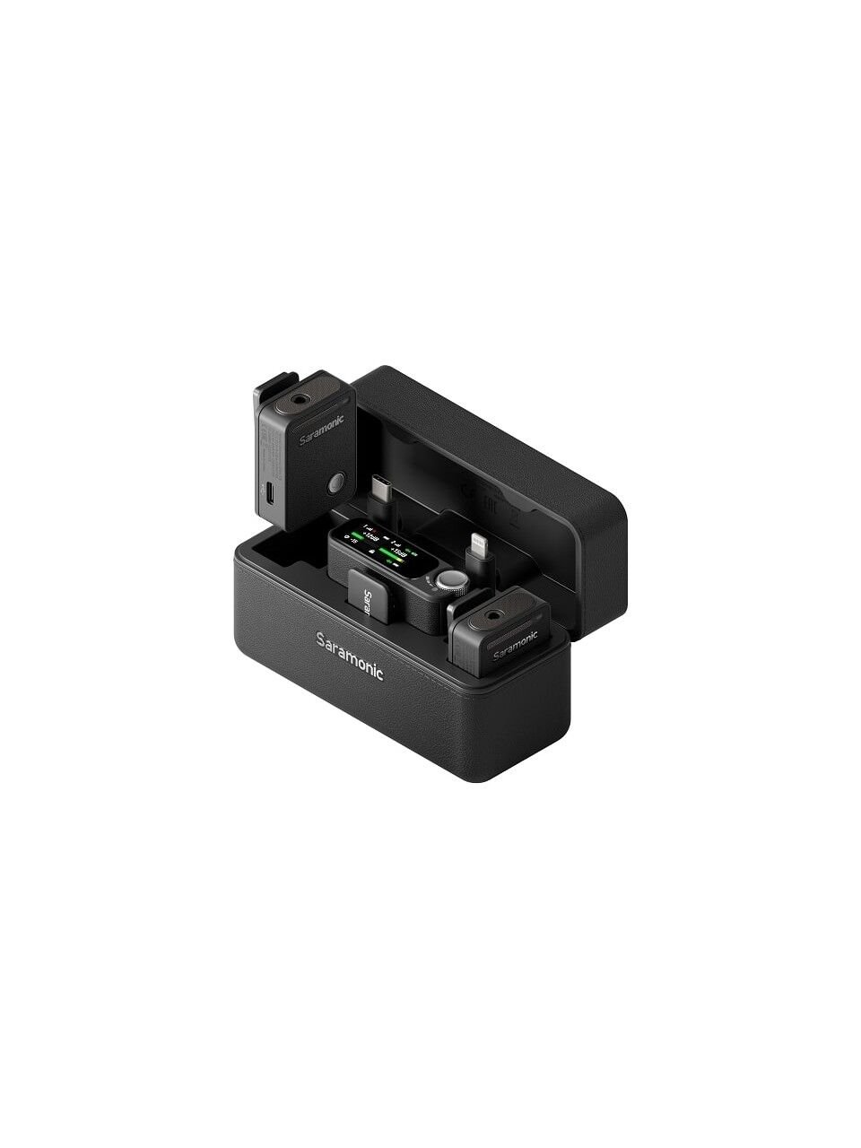 Saramonic Ultra 01 ( RX9+TX9+TX9 – BLACK)  Yaka Mikrofonu