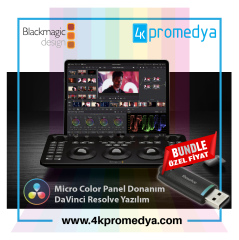 Blackmagic DaVinci Resolve Micro Color Panel +DaVinci Resolve Studio 19-Software ÖZEL FİYAT!
