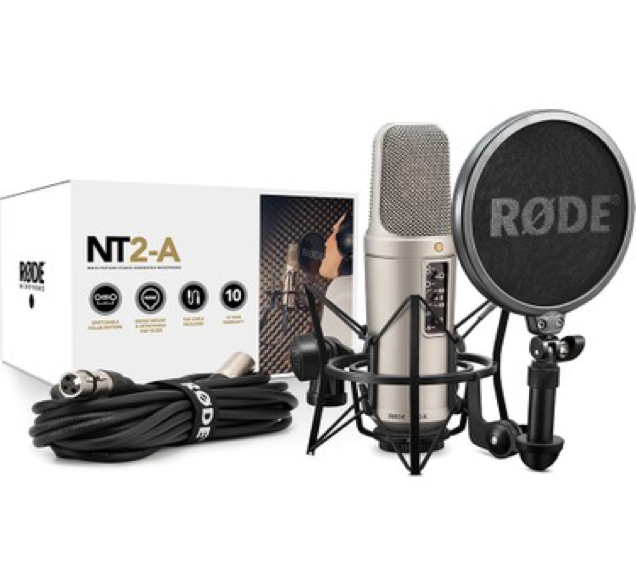 RODE NT2-A - Multi Pattern,Geniş Diyafram Kondansatör Mikrofon