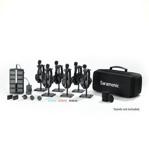 Saramonic WiTalk9-WT6S -6 Kişilik Tek Kulaklıklı Çift Yönlü Kablosuz İnterkom Sistemi