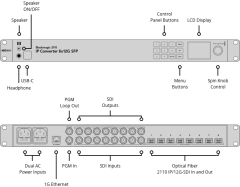 محول Blackmagic 2110 IP مزود بـ 8 منافذ SFP بسرعة 12 جيجابت