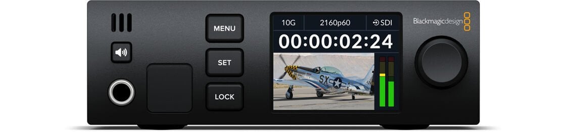 محول Blackmagic 2110 IP SDI إلى HDMI بسرعة 12 جيجابت في الثانية