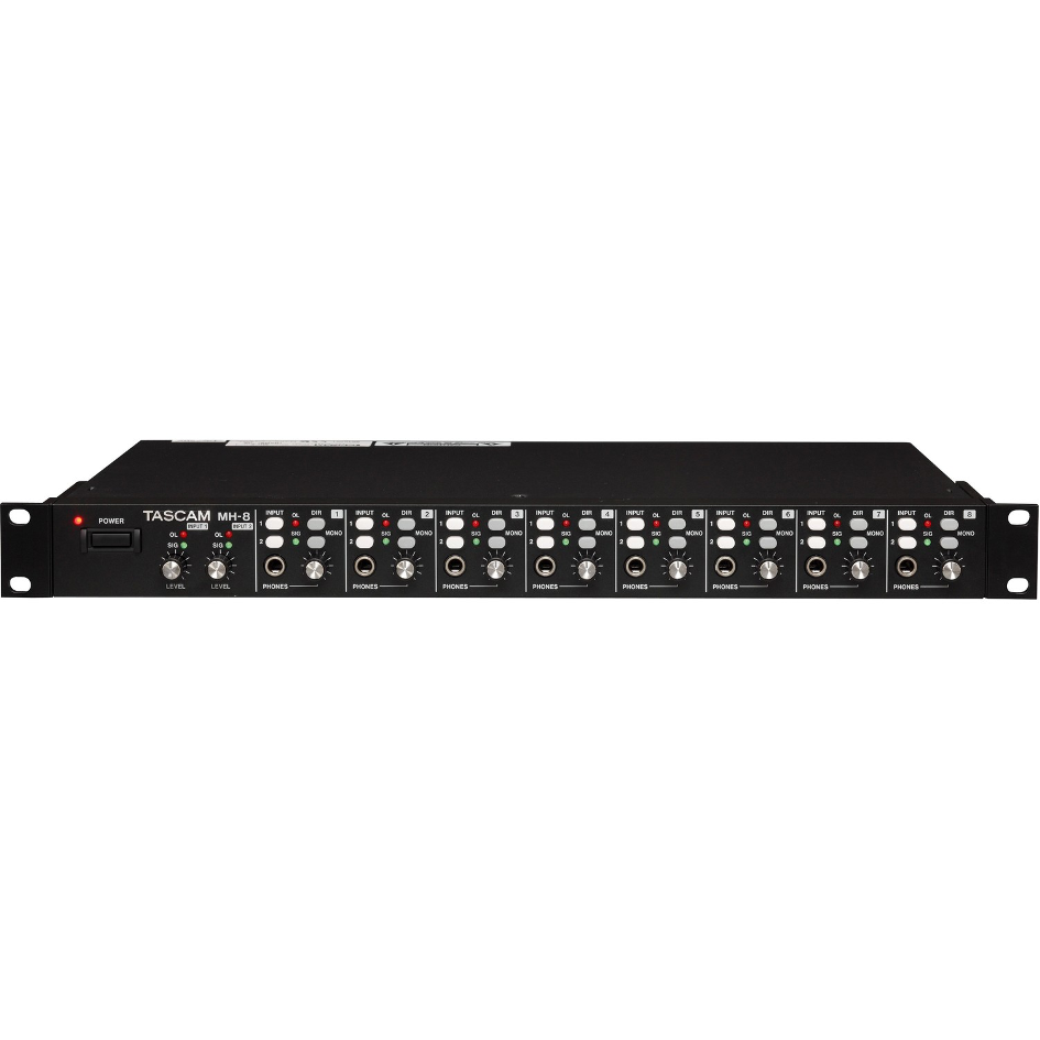 Tascam MH-8 8-Kanal Profesyonel Kulaklık Amfisi