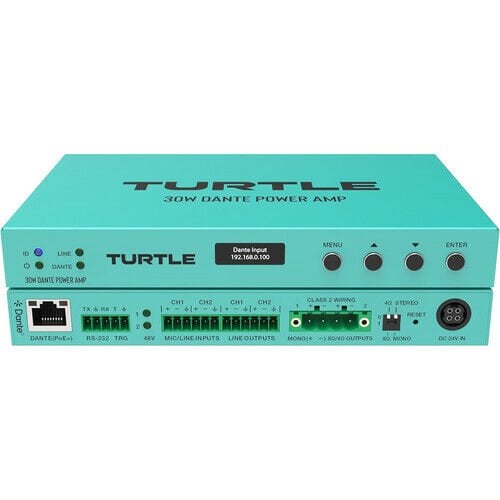 Turtle TAV-DPA30D 30W PoE+Dante Network