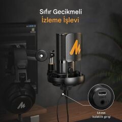 MAONO PM450S USB Condenser Podcast Mikrofon Seti