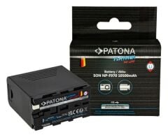 PATONA 1336 Platinum NP-F970 USB-C & Micro-USB Çıkışlı Sony Uyumlu Yüksek Kapasiteli Batarya