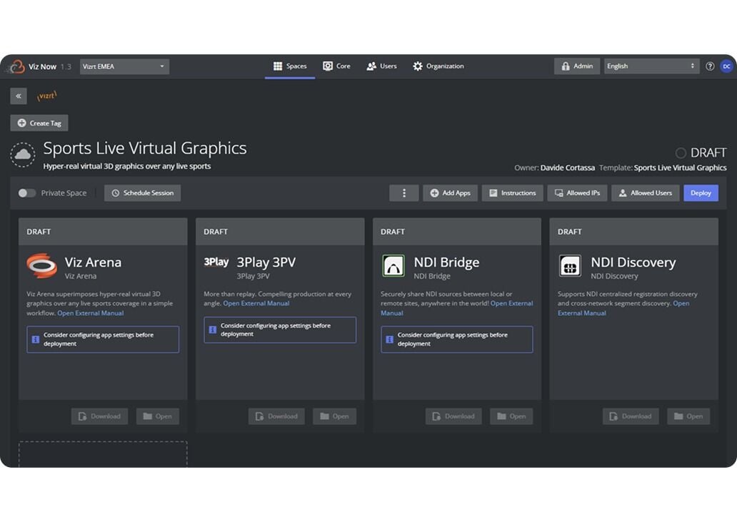 Vizrt TriCaster Viz Now