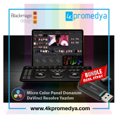 Blackmagic Design Micro Color Panel + DaVinci Resolve Yazılım