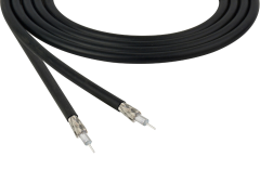 Belden 4855R 12G-SDI 75 Ohm 4K UHD Mini Coaxial Video Cable – Black