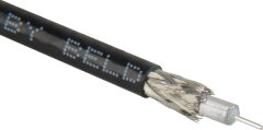 Belden 4855R 12G-SDI 75 Ohm 4K UHD Mini Coaxial Video Cable – Black