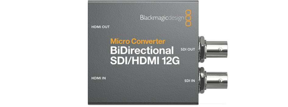 Micro Converter BiDirectional SDI HDMI 12G wPSU