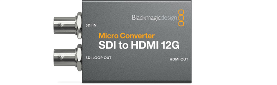 Micro Converter SDI to HDMI 12G wPSU
