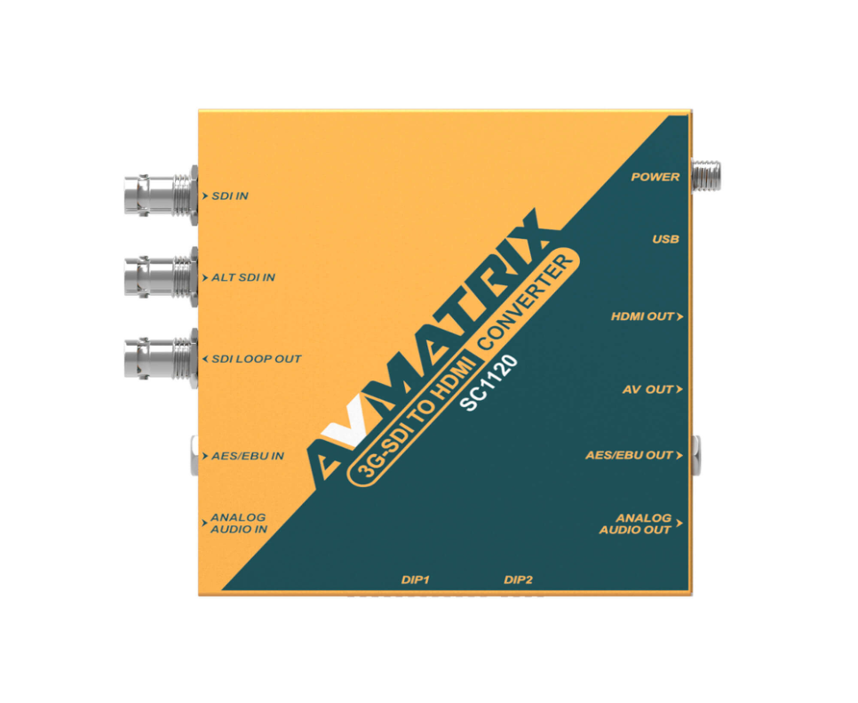 AVMatrix SC1120 3G-SDI - HDMI ve AV Ölçekleme Dönüştürücü