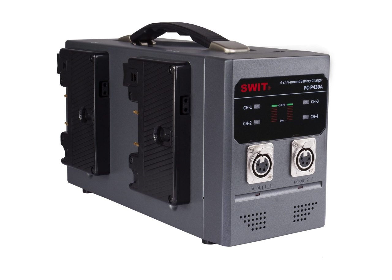 SWIT PC-P430A/S 4 lü Dijital Dual Band Hızlı Şarj Cihazı