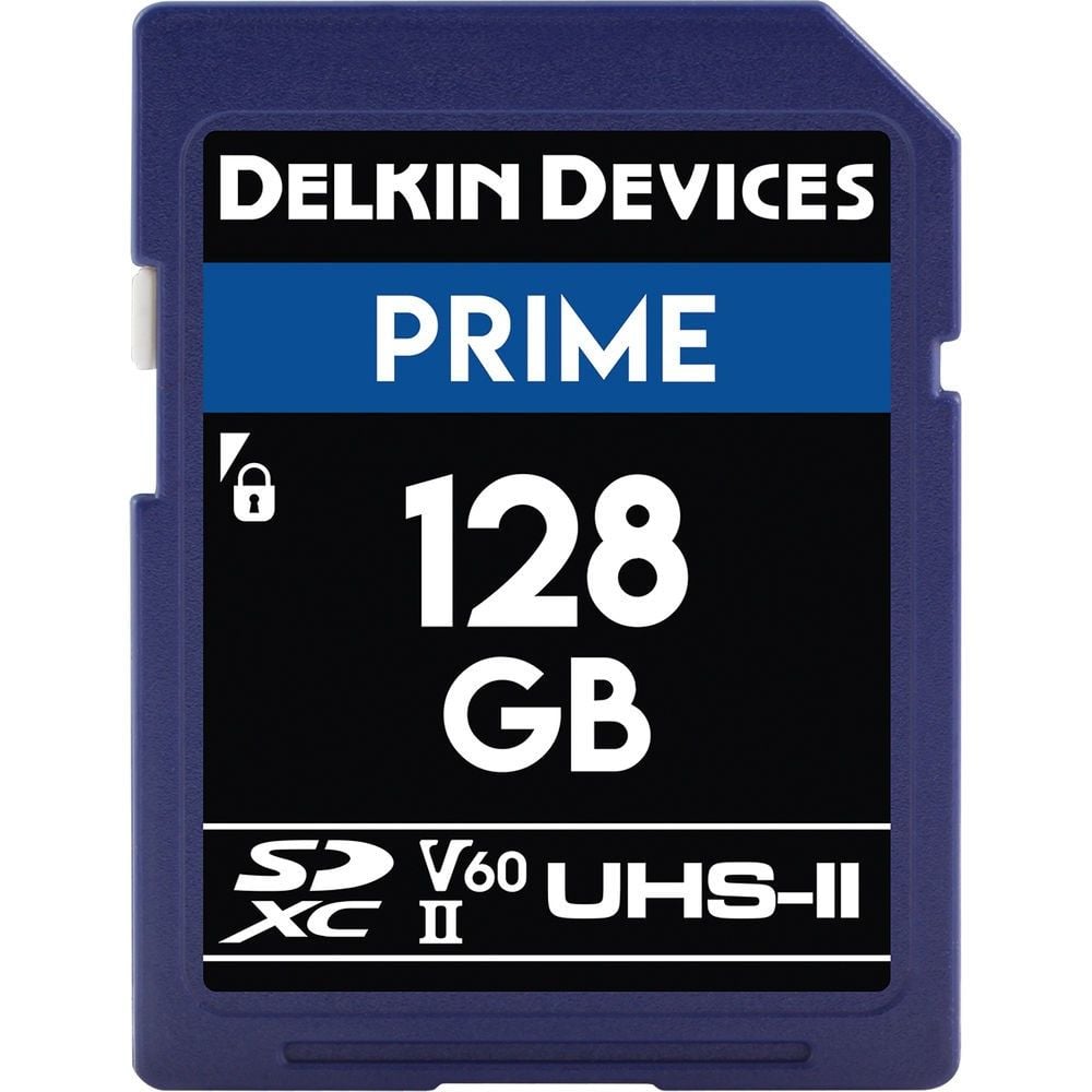 Delkin Devices 128GB Prime UHS-II (V60) SDXC Hafiza Kartı LBLGGPKELW