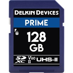 Delkin Devices 128GB Prime UHS-II (V60) SDXC Hafiza Kartı LBLGGPKELW
