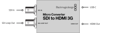 Микроконвертер SDI в HDMI 3G