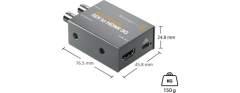Микроконвертер SDI в HDMI 3G wPSU